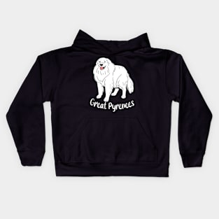 Mountain Guardian Styles Pyrenees Chronicles, Urban Canine Couture Tee Delight Kids Hoodie